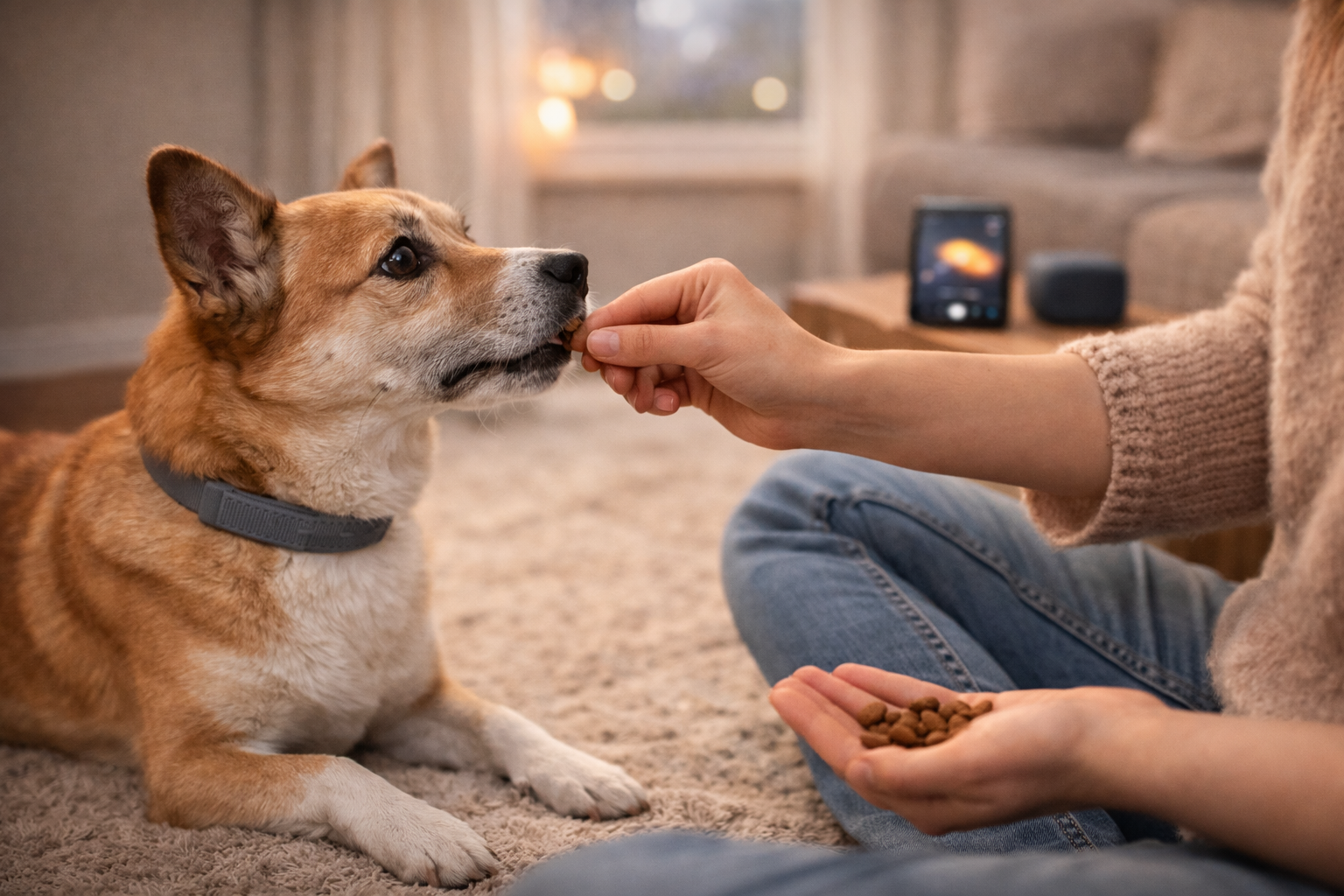 Treino gradual de dessensibilização sonora para cães com medo de barulho