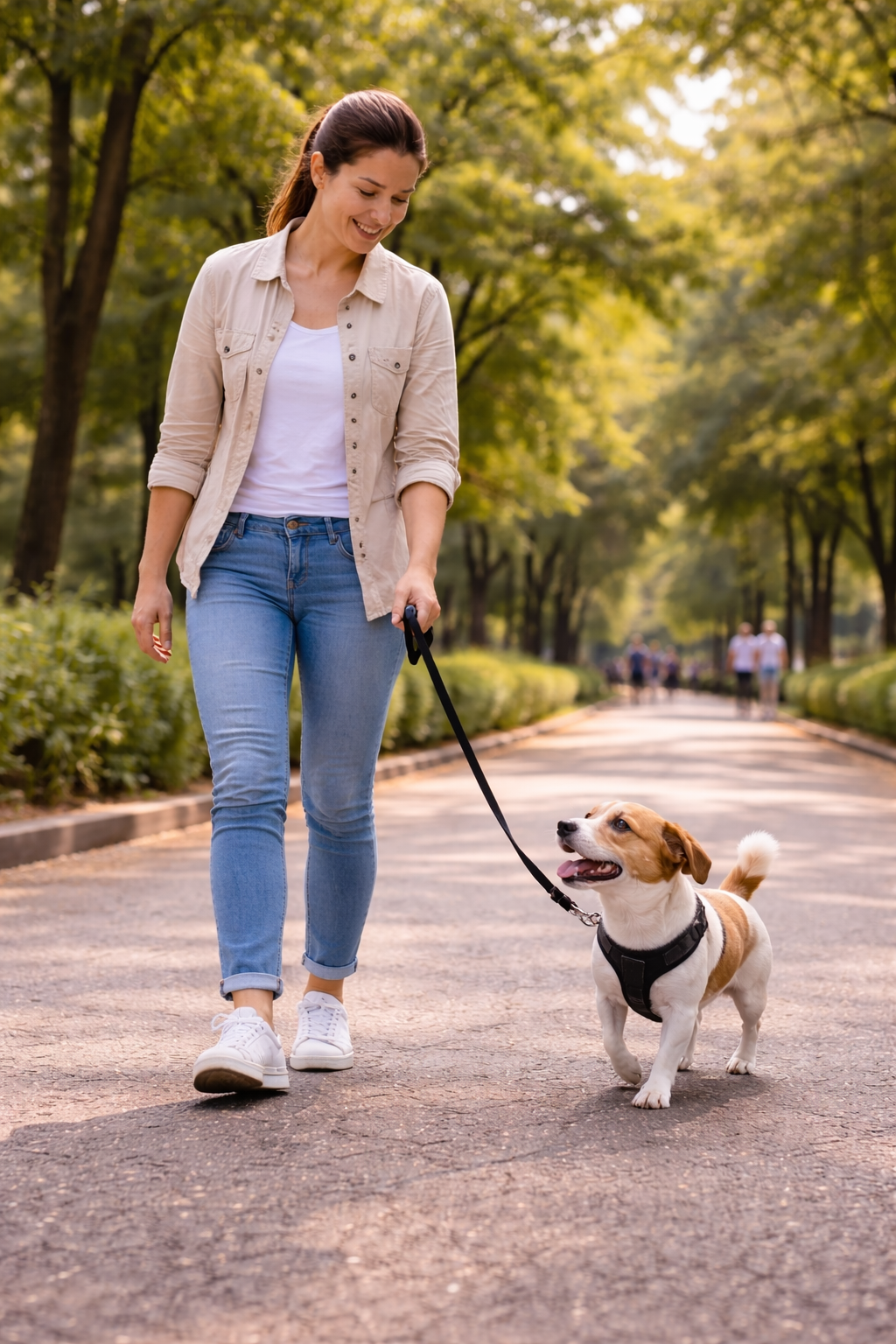 como ensinar cachorro a andar sem puxar a guia
