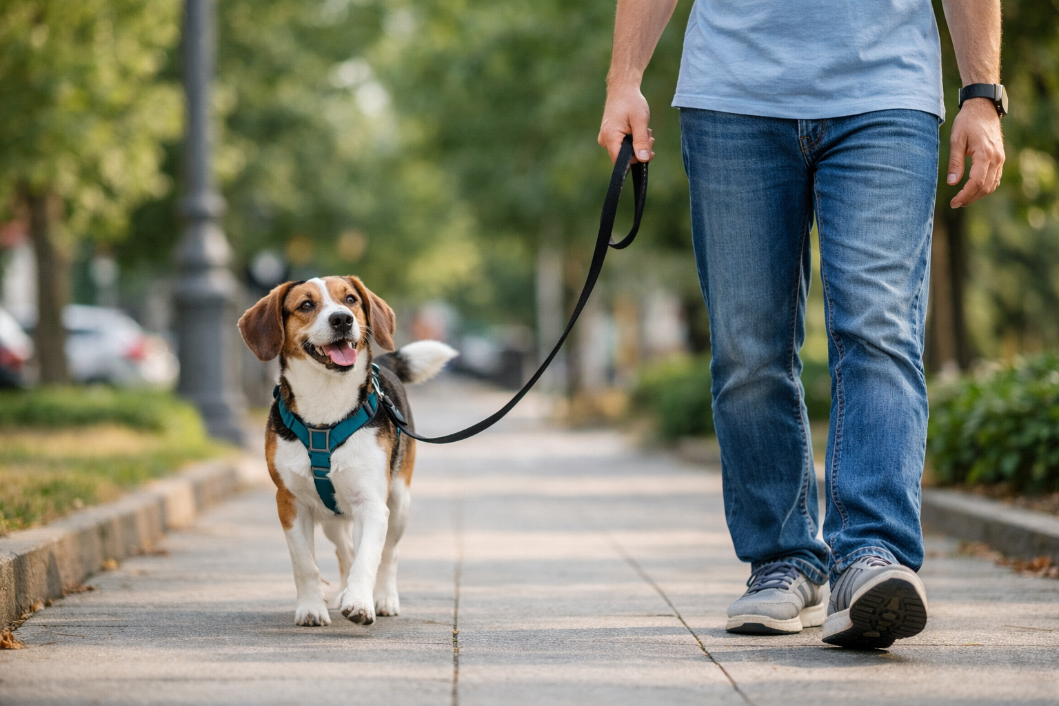 ensinar cachorro a andar sem puxar