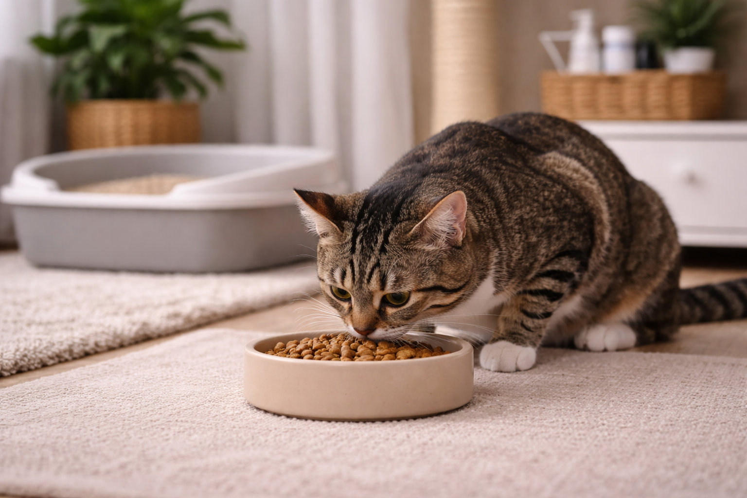 rotina previsível ajuda gato medroso a se adaptar com segurança