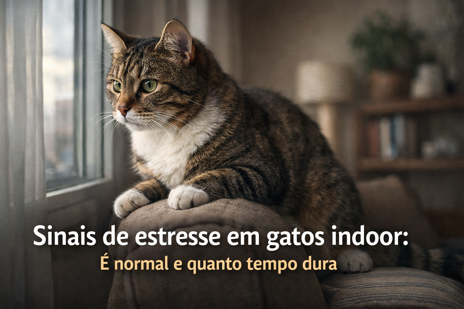 estresse em gatos indoor