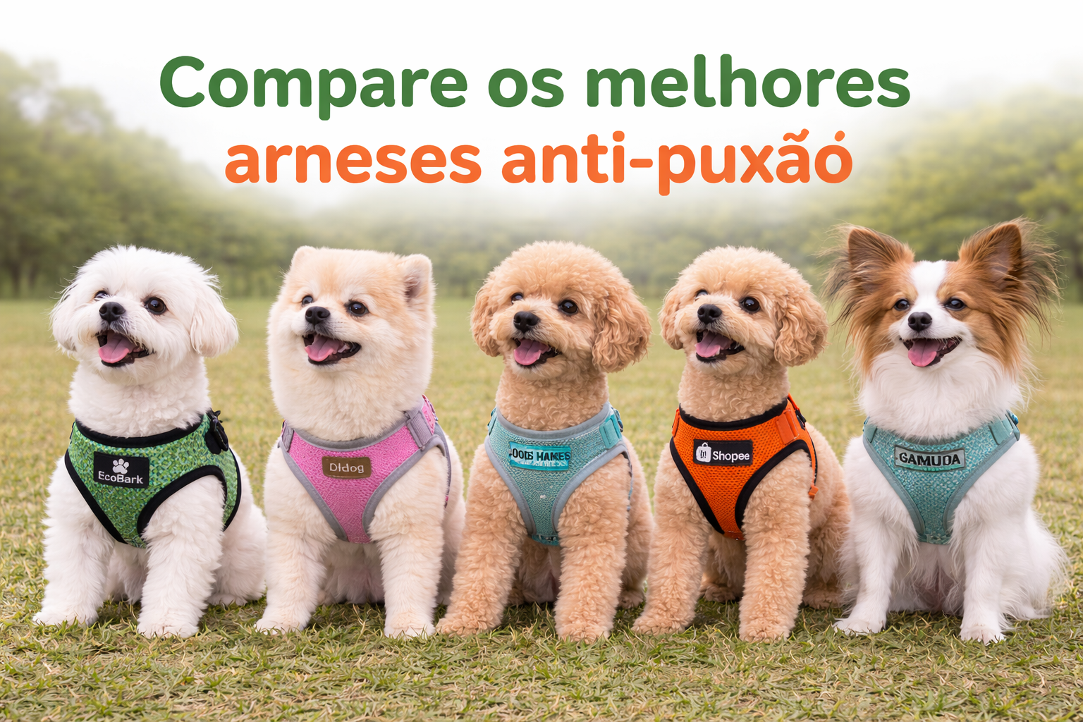 comparacao arnes anti puxao caes toy modelos

